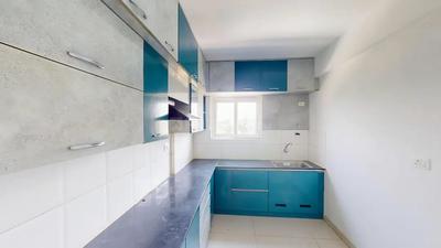Kitchen Image of 1545 Sq.ft 3 BHK Apartment / Flat for sale in Sai Purvi Symphony, Gunjur Bengaluru for Rs. 15900000