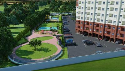 Image of 620 Sq.ft 1.5 BHK Apartment / Flat for sale in AlamoXsreal Tuscany, Mahindra World City, Chennai for Rs. 4200000