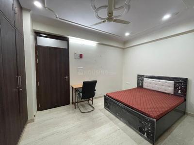 Bedroom Image of 500 Sq.ft 1 RK Studio for rent in Malviya Nagar Jaipur for Rs. 16000