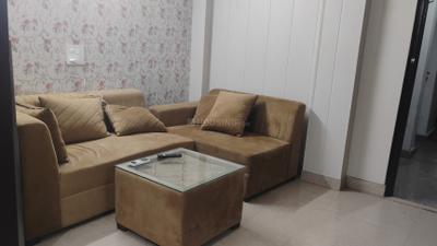 Living Room Image of 850 Sq.ft 1 BHK Builder Floor for rent in Sector 27 Gurgaon for Rs. 28000