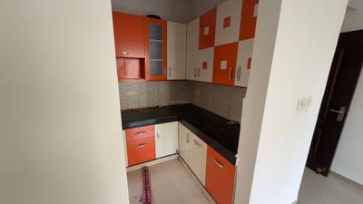 Kitchen Image of 858 Sq.ft 2 BHK Apartment / Flat for sale in Aditya Luxuria Estate, Bamheta Village Ghaziabad for Rs. 5900000