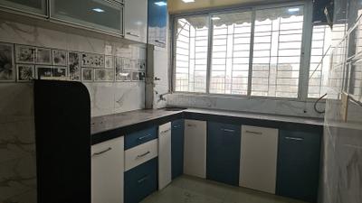 Kitchen Image of 660 Sq.ft 1 BHK Apartment / Flat for rent in Bhagwati Neelkanth Heights, Kalamboli Navi Mumbai for Rs. 17500