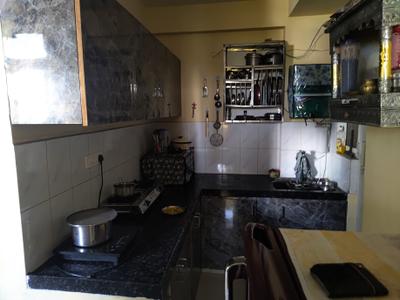 Kitchen Image of 600 Sq.ft 2 BHK Apartment / Flat for rent in Ashadeep Rudraksha II, Karolan Ka Barh Jaipur for Rs. 9400