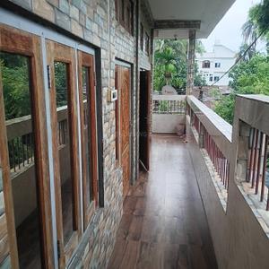 Balcony Image of 1100 Sq.ft 4 BHK Builder Floor for rent in Gobinda Pally Hojai for Rs. 16000