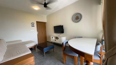 Living Room Image of 552 Sq.ft 1 BHK Apartment / Flat for rent in Eroor Kochi for Rs. 35000