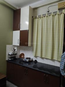 Kitchen Image of 1200 Sq.ft 1 RK Builder Floor for rent in Gomti Nagar Lucknow for Rs. 12000