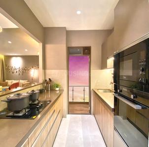Kitchen Image of 650 Sq.ft 1 BHK Apartment / Flat for sale in Runwal LandsEnd, Kolshet Thane for Rs. 7400000