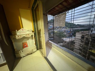 Balcony Image of 1000 Sq.ft 2 BHK Apartment / Flat for rent in Dombivli East Thane for Rs. 17000