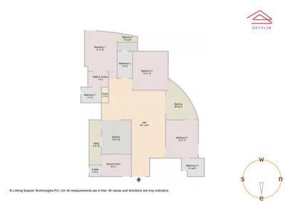 Image of 1970 Sq.ft 3 BHK Apartment / Flat for sale in Kadubeesanahalli, Bengaluru for Rs. 29900000
