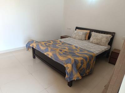 Bedroom Image of 800 Sq.ft 1 BHK Apartment / Flat for rent in Devashri Sun n Sand, Candolim Goa for Rs. 38000