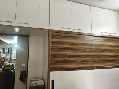 Kitchen Image of 550 Sq.ft 1 BHK Apartment / Flat for rent in Savvy Studioz, Gota Ahmedabad for Rs. 17500