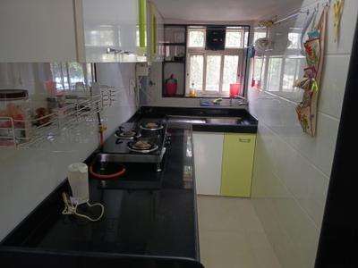 Kitchen Image of 1000 Sq.ft 3 BHK Apartment / Flat for sale in Raj Navin Asha CHS, Dadar East Mumbai for Rs. 45000000