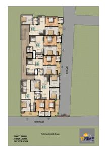 Image of 1090 Sq.ft 2 BHK Apartment / Flat for sale in Trinity Prime, Noida Extension, Greater Noida for Rs. 5100000