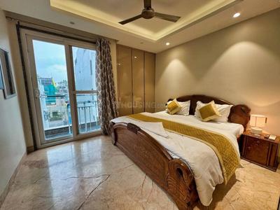 Bedroom Image of 2000 Sq.ft 3 BHK Builder Floor for rent in Saket New Delhi for Rs. 38000