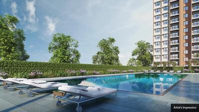 Image of 1024 Sq.ft 2 BHK Apartment / Flat for sale in K Raheja Sterling, Mohammed Wadi, Pune for Rs. 10000000