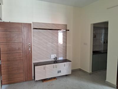 Living Room Image of 550 Sq.ft 1 BHK Apartment / Flat for rent in Whitefield Bengaluru for Rs. 19999