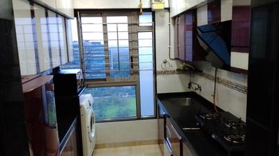 Kitchen Image of 1050 Sq.ft 2 BHK Apartment / Flat for rent in The The Address, Ghatkopar West Mumbai for Rs. 80000
