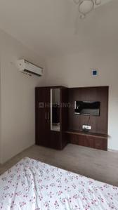 Bedroom Image of 400 Sq.ft 1 RK Builder Floor for rent in Vijay Nagar Indore for Rs. 15000