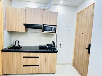 Kitchen Image of 600 Sq.ft 1 BHK Builder Floor for rent in Sector 41 Gurgaon for Rs. 40000