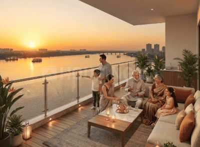 Image of 1500 Sq.ft 3 BHK Apartment / Flat for sale in VJ Palladio Presidential Suites Balewadi Riverfront, Balewadi, Pune for Rs. 15400000