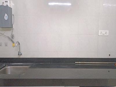 Kitchen Image of 637 Sq.ft 1 BHK Apartment / Flat for rent in Hollyhock City, Lohegaon Pune for Rs. 15000