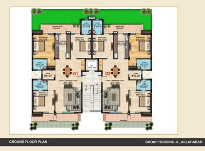 Image of 1895 Sq.ft 3 BHK Builder Floor for sale in Omaxshiva ll, Naini, Allahabad for Rs. 9800000
