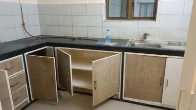 Kitchen Image of 1500 Sq.ft 3 BHK Apartment / Flat for rent in Diamond City South, Paschim Putiary Kolkata for Rs. 52000