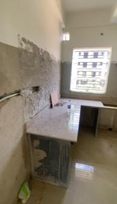 Kitchen Image of 1100 Sq.ft 3 BHK Apartment / Flat for sale in Salt Lake City Kolkata for Rs. 6500000