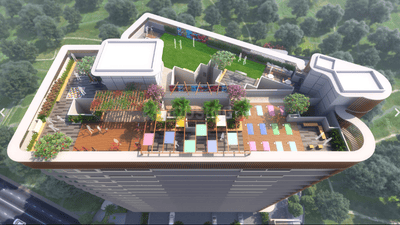 Image of 1221 Sq.ft 3 BHK Apartment / Flat for sale in Kumar Purab A3 Building, Magarpatta City, Pune for Rs. 13000000