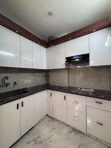 Kitchen Image of 850 Sq.ft 3 BHK Builder Floor for sale in Bindapur New Delhi for Rs. 5500000