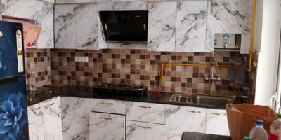 Kitchen Image of 766 Sq.ft 2 BHK Apartment / Flat for rent in Siddharth Vihar Ghaziabad for Rs. 32000
