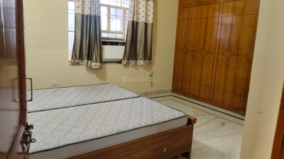 Bedroom Image of 1100 Sq.ft 3 BHK Builder Floor for rent in Malviya Nagar Jaipur for Rs. 25000
