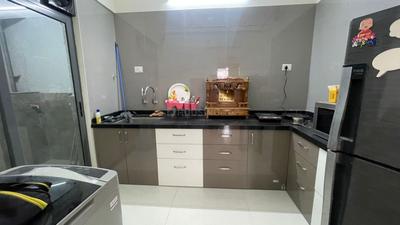 Kitchen Image of 1550 Sq.ft 3 BHK Apartment / Flat for rent in Amar Serenity Wing A B C And D, Pashan Pune for Rs. 55000