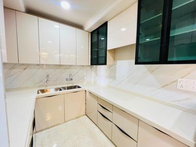 Kitchen Image of 1300 Sq.ft 3 BHK Apartment / Flat for sale in Keshupura Jaipur for Rs. 6600000