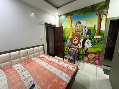 Bedroom Image of 800 Sq.ft 3 BHK Independent House for rent in Bhawrasla Indore for Rs. 18000