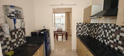 Kitchen Image of 1500 Sq.ft 3 BHK Apartment / Flat for sale in Anukampa Sky Lounges, Kankha Ki Dhani Jaipur for Rs. 9000000