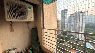 Balcony Image of 657 Sq.ft 2 BHK Apartment / Flat for rent in Puraniks Rumah Bali, Thane West Thane for Rs. 44800