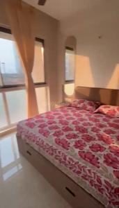 Bedroom Image of 1000 Sq.ft 2 BHK Apartment / Flat for sale in Aurum Q Residences, Ghansoli Navi Mumbai for Rs. 21000000