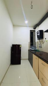 Kitchen Image of 1000 Sq.ft 1 BHK Builder Floor for rent in Mahalakshmi Nagar Indore for Rs. 17000