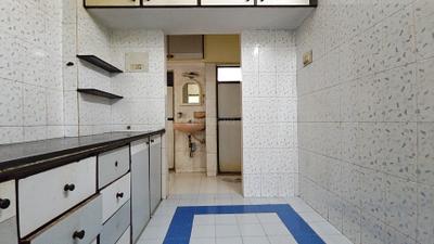 Kitchen Image of 650 Sq.ft 1 BHK Apartment / Flat for rent in Kalwa Thane for Rs. 21000