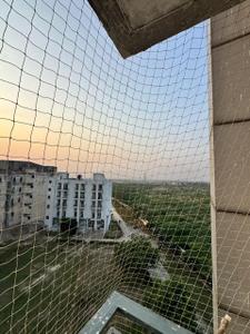 Balcony Image of 385 Sq.ft 1 RK Studio for rent in Qube Hebitac Apartment , Knowledge Park 3 Greater Noida for Rs. 14000