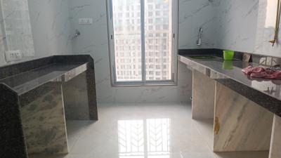 Kitchen Image of 740 Sq.ft 2 BHK Apartment / Flat for sale in Shivoham Avyukta Neelkamal, Borivali West Mumbai for Rs. 25100000
