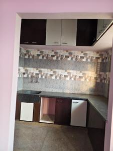 Kitchen Image of 575 Sq.ft 1 BHK Builder Floor for rent in Halasuru Bengaluru for Rs. 17000