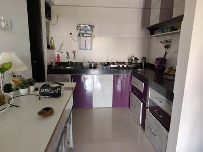 Kitchen Image of 650 Sq.ft 1 BHK Apartment / Flat for rent in Mantra Essence, Undri Pune for Rs. 15000