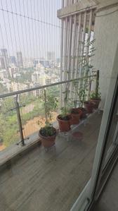 Balcony Image of 1400 Sq.ft 3 BHK Apartment / Flat for sale in Romell Aether, Goregaon East Mumbai for Rs. 55000000