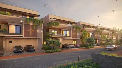 Image of 6715 Sq.ft 4 BHK Villa for sale in The Majestic Luxury Villas, Kollur, Hyderabad for Rs. 96500000