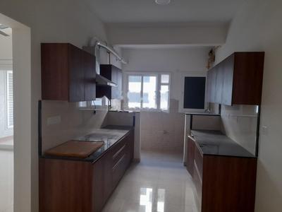 Kitchen Image of 1650 Sq.ft 3 BHK Apartment / Flat for rent in L And T Raintree Boulevard, Sahakara Nagar Bengaluru for Rs. 65000