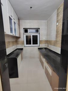Kitchen Image of 643 Sq.ft 1 BHK Apartment / Flat for rent in Sai Balaji Emrald, Thakurli Thane for Rs. 15000