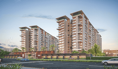 Image of 1063 Sq.ft 3 BHK Apartment / Flat for sale in KGK Akshar, Narayan Vihar, Jaipur for Rs. 10865000