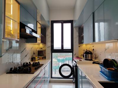 Kitchen Image of 970 Sq.ft 2 BHK Apartment / Flat for sale in CANVAS &amp; COVE, Begur Bengaluru for Rs. 14600000
